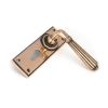 Polished Bronze Hinton Lever Euro Lock Set