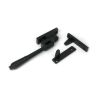 Matt Black Night-Vent Locking Reeded Fastener