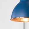 Hammered Copper Brindley Wall Light in Upstream