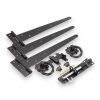 14" 350mm Twist Ring Gate Ironmongery Kit Black
