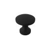 Zoo Hardware Top Drawer Fittings 24mm knob - Black
