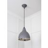 Smooth Nickel Brindley Pendant in Bluff