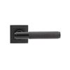 Aged Bronze Brompton Lever on Rose Set (Square) - Unsprung