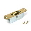 Lacquered Brass Radiused Sash Pulley 75kg