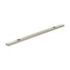 Millhouse Brass Long Narrow Cabinet Handle Backplate 128mm - Satin Nickel