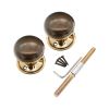 Cottage Large 50mm Rim/Mortice Door Knob Aged Brass