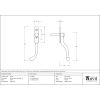 Pewter 16mm Peardrop Espag - LH