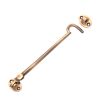 Silent Cabin Hook 8" -  200mm Antique Brass