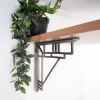 Art Deco Shelf Bracket Pewter (Sold in Pairs)