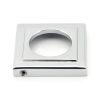 Polished Chrome Newbury Lever on Rose Set (Square) - Unsprung