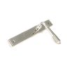 Polished Nickel Reeded Slimline Lever Latch Set
