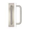 Stainless Steel Pull Handles w/ Plate 225x19mm Satin Stainless Steel - By Frelan Hardware - JSS1601