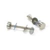 Satin SS (304) 100mm Bolt Fixings for T Bar (2) - Offset