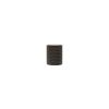 Millhouse Brass Eiffel Knurled Cylinder Cabinet Knob Handle - Urban Dark Bronze