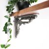 Apple Shelf Bracket Pewter (Sold in Pairs)