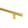 Aged Brass (316) 1.8m T Bar Handle Secret Fix 32mm Ø