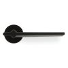 Valli Yabu Pushelberg Lever on Round Rosette - Matt Black PVD