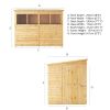 Mercia 8 x 6 Woodsman Shiplap Pent Shed