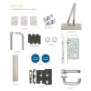 Zoo Hardware Fire Door Pack - FDP-C13-30/60 - Office - Locking - Commercial Version - Inc ZDC0024A-SSS - Stainless Steel