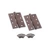 CE11 Mild Steel BB Butt Hinge - Aged Bronze