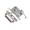 2.5" CE 3 Lever Mortice Sash Lock FD60 - Black Nickel