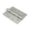 Satin SS (304) 4" Ball Bearing Butt Hinge (pair) F/R