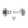 Silent Cabin Hook 3" - 75mm Polished Chrome
