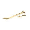 Aged Brass Art Deco 10" Stay