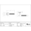 Matt Black Brompton Lever on Rose Set (Plain) - Unsprung