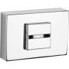 Tupai Rapido RetaLine/VersaLine WC Turn on Long Rose (bolt through fixing only) - Bright Polished Chrome