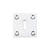 Zoo Hardware Square Standard Profile Escutcheon 50mm - Polished Chrome