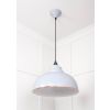 White Gloss Harborne Pendant in Birch