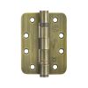 Zoo Hardware Ball Bearing Hinge - Steel 102 x 76 x 3mm - Radius - Bronze