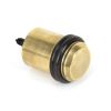Aged Brass Floor Mounted Door Stop