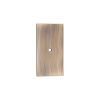 Rectangle Backplate for Cupboard Knobs Antique Brass