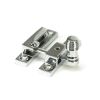 Polished Chrome Beehive Quadrant Fastener - Narrow