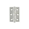Atlantic CE Fire Rated Grade 7 Ball Bearing Hinges 3" x 2" x 2mm - Polished Chrome (Pair)