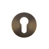 Zoo Hardware Euro Profile Escutcheon - Rosso Slim - 4mm - Antique Brass