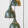 Hammered Copper Brindley Cluster Pendant in Heath