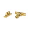 Polished Brass Mushroom Brighton Fastener - Narrow (Square)