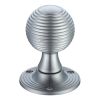 Zoo Hardware Queen Anne Mortice Knob Furniture 60mm Rose dia. - Satin