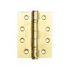 Certifire Stainless Steel Grade 13 Ball Bearing Hinges 102x76x3mm Electro Brassed - By Frelan Hardware - J9500EB