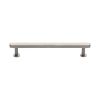 Heritage Brass Cabinet Pull Hexagon Design with 16mm Rose 160mm CTC Satin Nickel finish