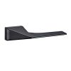 Oro & Oro Ace Lever Door Handle on Square Rose - Matt Black (Pair)