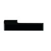 Tupai Rapido VersaLine Tobar Lever Door Handle on Long Rose - (Without Decorative Plate) - Pearl Black (Pair)
