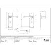 Black Cottage Lever Bathroom Set