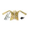 Aged Brass Avon Lever Euro Lock Set