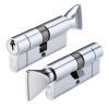 Zoo Hardware V5 70mm Cylinder and Turn Keyed to Differ - Chrome