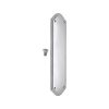 Georgian Half Round Finger Plate 300mm Polished Chrome