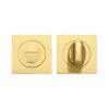 Zoo Hardware Square turn & release - Favo Satin Brass